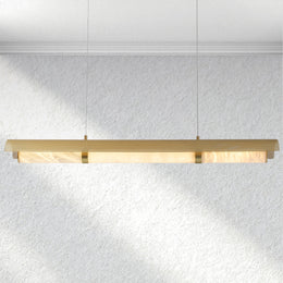 Mirage Alabaster Linear Chandelier