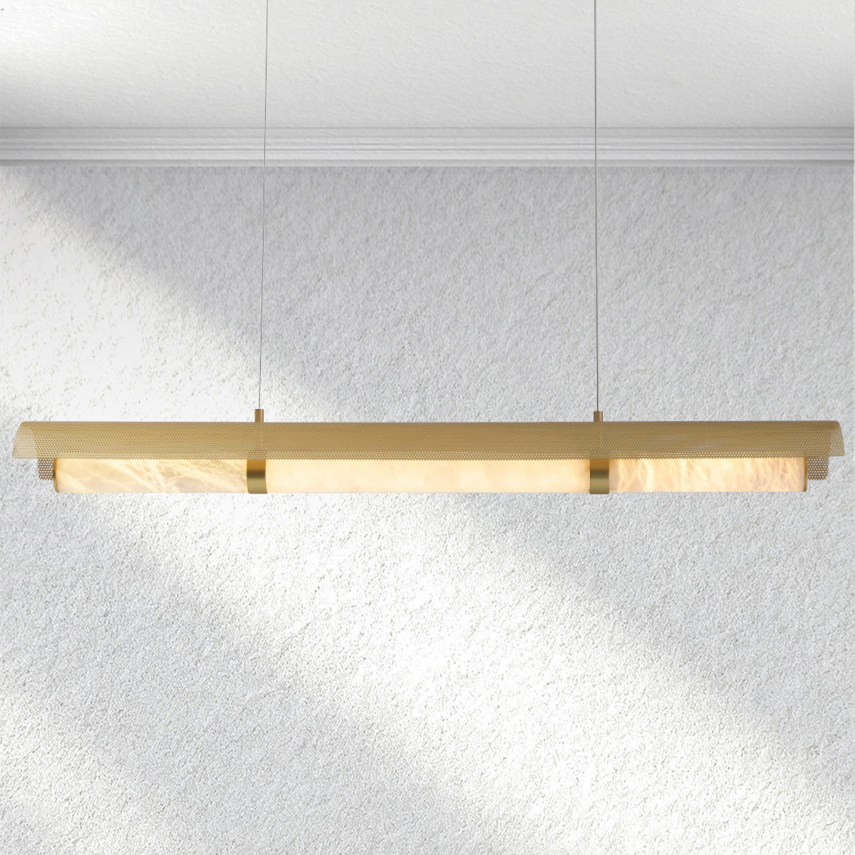 Mirage Alabaster Linear Chandelier