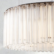 Rainfall Glass Round Chandelier