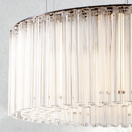 Rainfall Glass Round Chandelier