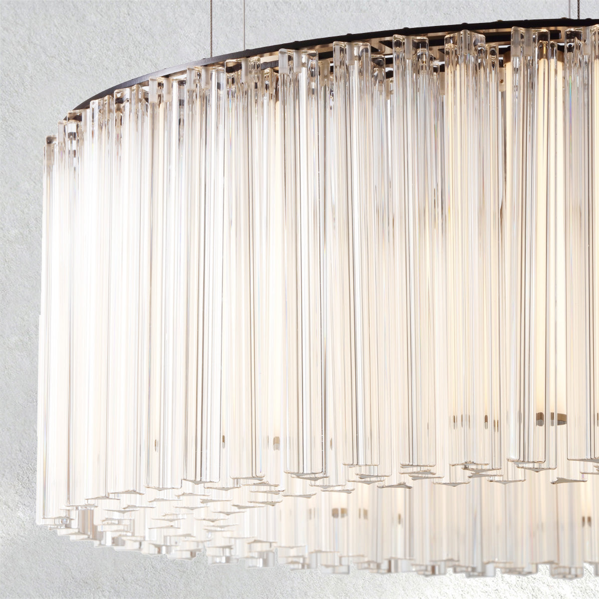 Rainfall Glass Round Chandelier