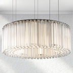 Rainfall Glass Round Chandelier