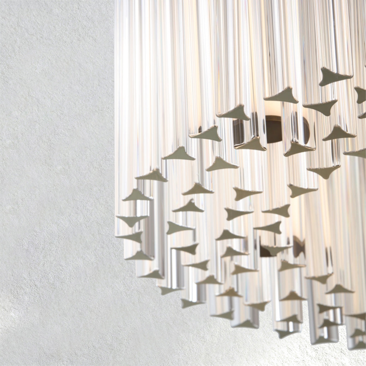 Rainfall Glass Round Chandelier
