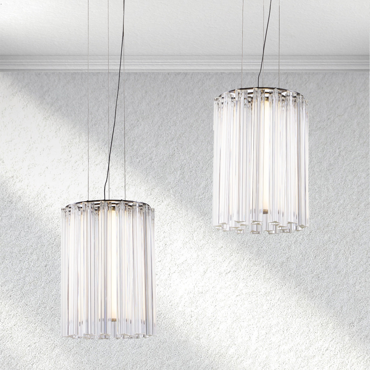 Rainfall Glass Pendant Light