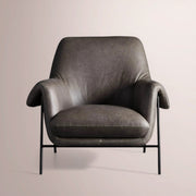 Envara Leather Armchair — LANIE GRAPHITE