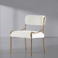 Axton Forge Retro Copper Iron Frame Armless Dining Chair for Dining Room