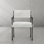 Axton Forge Retro Copper Iron Frame Dining Chair For Dining & Living Room