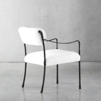 Axton Forge Retro Copper Iron Frame Dining Chair For Dining & Living Room