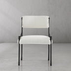 Axton Forge Retro Copper Iron Frame Armless Dining Chair for Dining Room