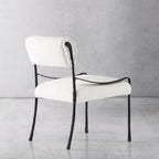 Axton Forge Retro Copper Iron Frame Armless Dining Chair for Dining Room