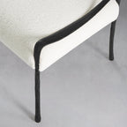 Axton Forge Retro Copper Iron Frame Armless Dining Chair for Dining Room