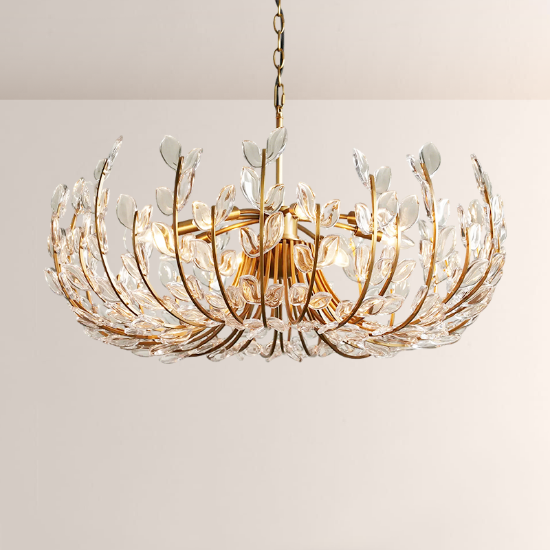 Adela 8 Light Chandelier 32“ -Kimoylights