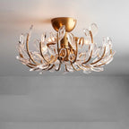 Liorien Glass Petal Branch Flush Mount Ceiling 18“W