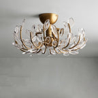 Liorien Glass Petal Branch Flush Mount Ceiling 18“W
