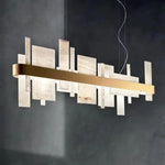 Geometric Alabaster Chandelier — image 10