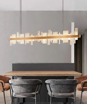 Geometric Alabaster Chandelier — image 11