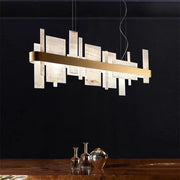 Geometric Alabaster Chandelier — image 9