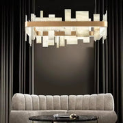 Geometric Alabaster Chandelier — image 4