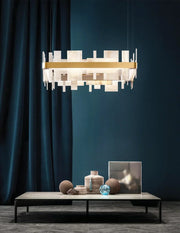 Geometric Alabaster Chandelier — image 13