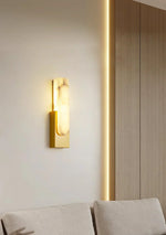 Alabaster Rectangle Wall Sconce — image 3