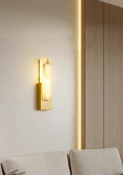 Alabaster Rectangle Wall Sconce — image 3