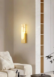 Alabaster Rectangle Wall Sconce — image 8