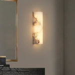 Alabaster Alvia Striped Wall Light