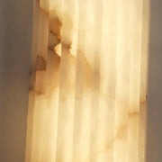 Alabaster Alvia Striped Wall Light