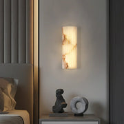 Alabaster Alvia Striped Wall Light