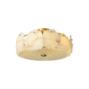 Alabaster Artze Brass Ceiling Light — image 1