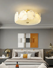 Alabaster Artze Brass Ceiling Light — image 6
