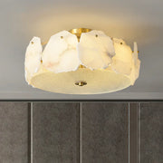 Alabaster Artze Brass Ceiling Light — image 14