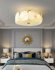 Alabaster Artze Brass Ceiling Light — image 7
