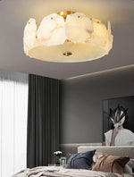 Alabaster Artze Brass Ceiling Light — image 10