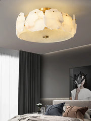 Alabaster Artze Brass Ceiling Light — image 10