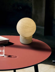 Alabaster Globe Table Lamp — image 17