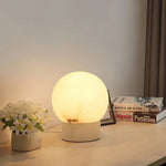 Alabaster Globe Table Lamp — image 5