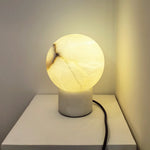 Alabaster Globe Table Lamp — image 9