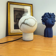 Alabaster Globe Table Lamp — image 6