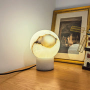 Alabaster Globe Table Lamp — image 3
