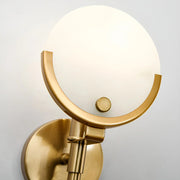 Alabaster Ava Brass Wall Lamp — image 18
