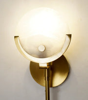 Alabaster Ava Brass Wall Lamp — image 20