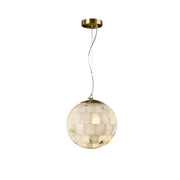 Alabaster Ball Pendant Light — image 1
