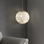 Alabaster Ball Pendant Light — image 15
