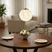 Alabaster Ball Pendant Light — image 10