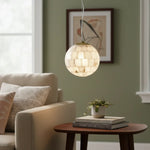 Alabaster Ball Pendant Light — image 11
