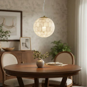 Alabaster Ball Pendant Light — image 5