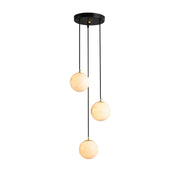 Alabaster Balls Cluster Chandelier — image 1