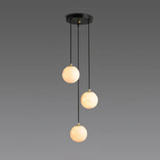 Alabaster Balls Cluster Chandelier — image 13