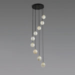 Alabaster Balls Cluster Chandelier — image 17